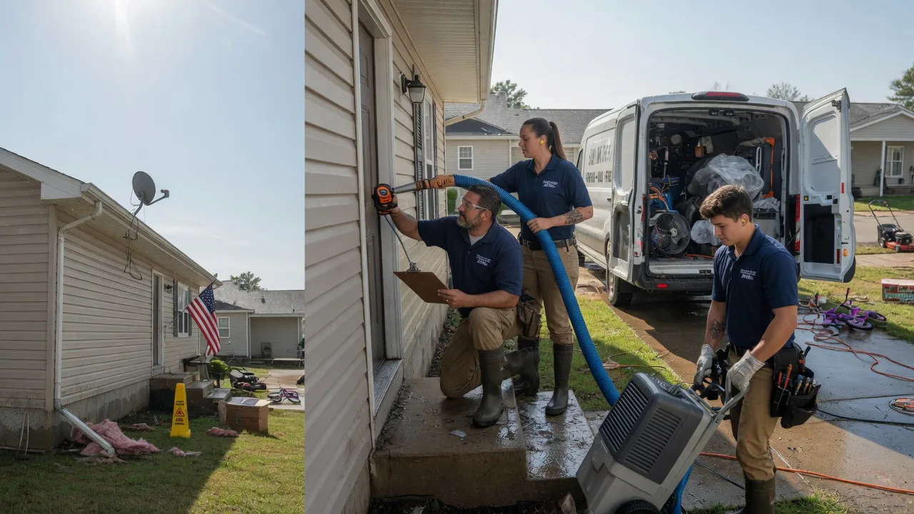 Ceiling Water Damage Restoration in Byromville, GA near me